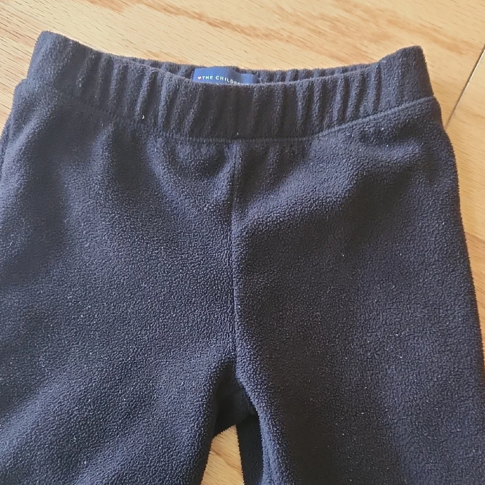 The Children's Place Classic Black Fleece Sweatpants 2T